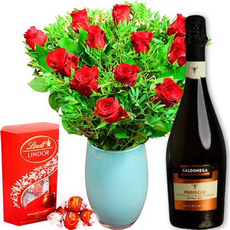 flowers prosecco and chocolates delivered
